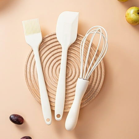 

Xinhuadsh Egg Whisk Food Grade Non-stick Long Handle Heat Resistant Silicone Baking Utensil BPA Free Cake Cream Spatula Oil Brush Kitchen Supplies