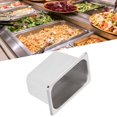 thumbnail image 3 of Bassin en Acier Inoxydable Bol Alimentaire Bassin de Buffet Isolation pour Maison Cantine Repas Hôtels Cuisines, 3 of 5