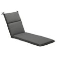 thumbnail image 1 of Pillow Perfect Coussin Intérieur/extérieur Gris Texturé Solide Chaise Longue, 1 of 1