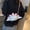 Silver, variant on Dinosaur Shark Shoulder Bag for Women 3D Animal Novelty Purse Zipper Crossbody Handbag Clutch Messenger Bag for Girl