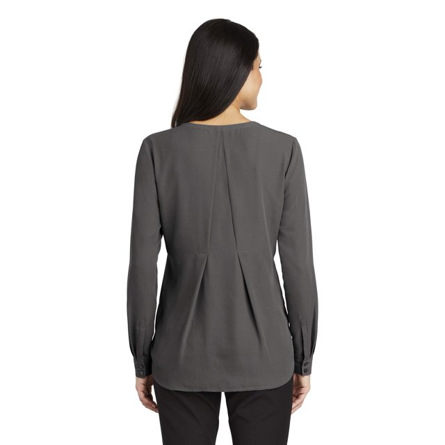 Port Authority Women's Long Sleeve Button-Front Blouse