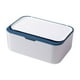 thumbnail image 2 of Caja de pañuelos, porta toallitas húmedas, dispensador de servilletas, funda para escritorio, sobremesa, pañuelos húmedos, mascarillas faciales, servilletas de papel, tapa a prueba de polvo para mant, 2 of 5