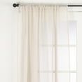 thumbnail image 2 of Saro Lifestyle Zephyr Collection Rod Pocket Sheer Window Curtain Panel, 2 of 5