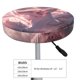 thumbnail image 4 of Balery Pink Lotus Buddha Fundas de asiento para taburete de bar redondo de tela de terciopelo ajustables que protegen de arañazos y manchas para sillas de 14 a 17 pulgadas.-14 inch, 4 of 7