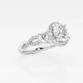 thumbnail image 2 of Ariana Jewel 2 Ct Round Cut Lab Created Simulated Diamond Gifts - 14K White Gold Plated Rings - Sweeping Engagement Solitaire Rings for Women's - Simple Wedding Anniversary Gift Rings for Women's, 2 of 2