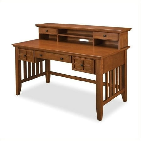 Bowery Hill Executive Desk And Hutch Cottage In Oak Walmart Com