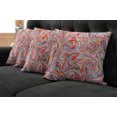 thumbnail image 5 of Ambesonne Abstract Throw Pillow Cover 4 Pack, Flow Splash, 18", Multicolor, 5 of 5