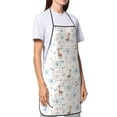 thumbnail image 4 of Pofeuu Elephants And Giraffes Print Aprons with Pockets, Cute Aprons for Kitchen, Cooking, Server, Barber, Chef Apron, 4 of 7