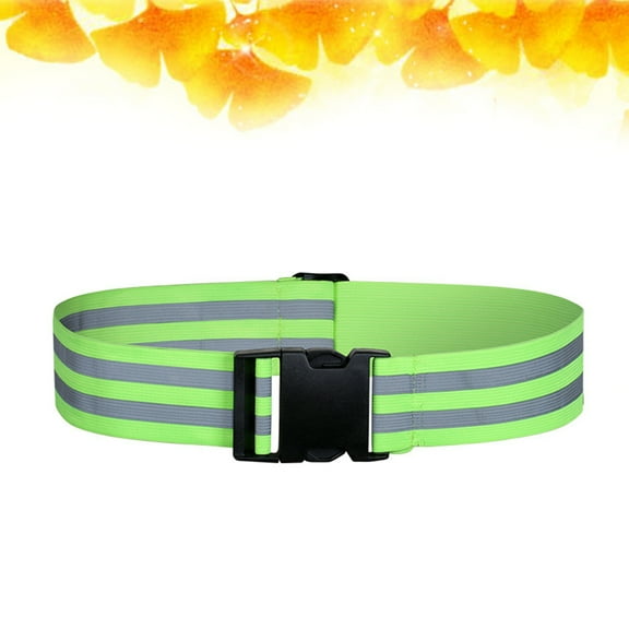 PBPBOX Running Belt Reflective Straps Light Green 1Pcs Duty and Safety Gear