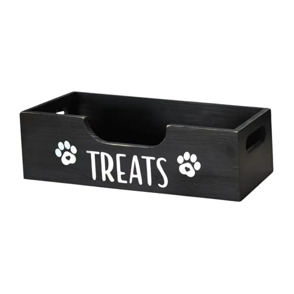 Contenedor de perros Container Suministros de mascotas Organizador de para perros livianos Negro