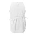thumbnail image 4 of Rggeeun Women Tank Tops Flowy Vest Halter Top Plus Size Solid Color With Adjustable Thin Strap Backless Loose Fit For Summer Play Sports Leisure Sleeveless,White,L, 4 of 5
