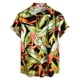 thumbnail image 3 of Camisas casuales hawaianas con estampado floral 3D para hombre, camisas de playa tropicales de manga corta con botones para hombre, camisas de manga masculina, 3 of 4