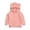 Pink, variant on Toddler Baby Hoodie Solid Long Sleeve Crewneck Pullover for Boys Girls Cute Ear
