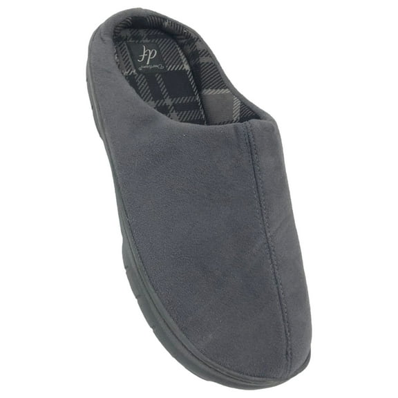 Dearfoams Mens Gray Slippers Slip-In Clogs Small (7-8)