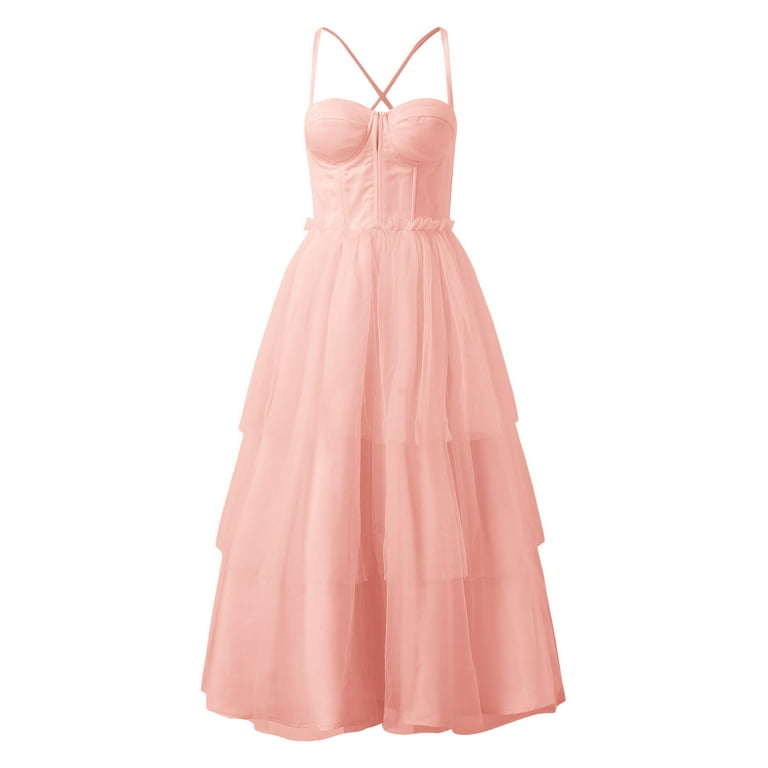 Kali_store Formal Dresses for Women Wedding Guest Womens Bridesmaid Prom Lace Dresses Evening Gown Formal Chiffon Wedding Guest Spring Dresses for