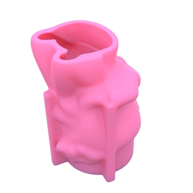 de silicona para jarrón de niña, de resina para , manualidade arte DIY, decoración del hogar, adornos de jarrón de hormigón Baoblaze Molde de silicona