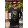 thumbnail image 3 of ShirtBANC Rastafarian Lion Smoking A Joint Shirt Reggae Lovers Dream Design Tee, 3 of 5