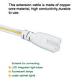 thumbnail image 5 of Uxcell T5 T8 LED Tube Connector Cable 50CM Female to Female Double End 2 Pack, 5 of 5