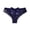 Navy, variant on Hfnxid Women's Lace Underwear Seamless Bikini Panties Fashion Low Rise Bowknot Hipster Briefs
