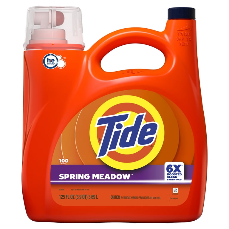 Tide Laundry Detergent Liquid with 6X Boosted Cleaning Power