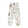 thumbnail image 4 of Balery Men'S Coffee Pants,Sleepwear Pants,Pajama Pants,Pj Bottoms Drawstring And Pockets-Small, 4 of 9