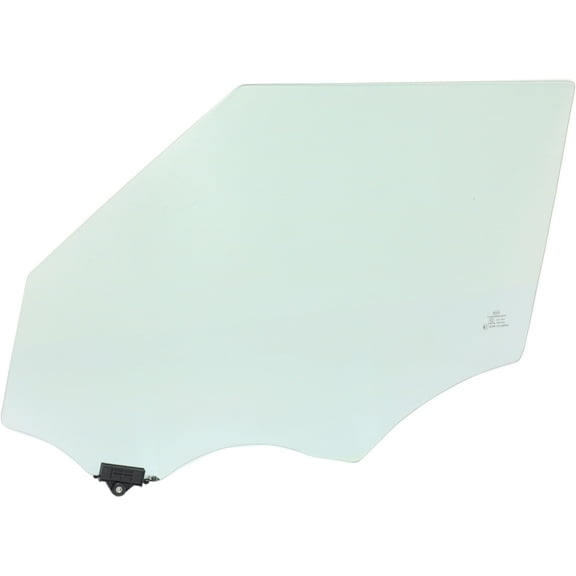 Door Glass Compatible with 2014-2016 Kia Soul Front, Left Driver Green Tint FD26075 GTYN