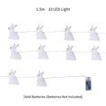 thumbnail image 4 of Fairy Lights, Easter Bunny - 10 Warm White LED Fairy Lights, 4 of 5