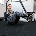 thumbnail image 2 of .;; Thick Sq Ft Rubber Top Exercise Equipment Mats High Density EVA Foam Mats with Rubber Top Interlocking Gym Flooring for Home Gym Protective Workout Mat /G, 2 of 9