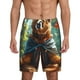 thumbnail image 1 of Fotbe Maple Meditating Bear Pantalones Cortos de Pijama para Hombre, Ropa de Dormir, Pantalones de Pijama Cortos para Hombre-Medium, 1 of 6