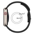 thumbnail image 2 of WDOplteas Correa Silicona para Reloj Apple Watch 1/2/3/4/5/6/7/SE/8 (negro 35 Mm), 2 of 9