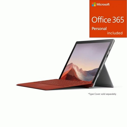 Microsoft Surface Pro 7 12 3 Core I7 16gb 256gb Platinum Office 365 Bundle Walmart Com Walmart Com