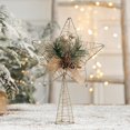 thumbnail image 3 of Adorno para árbol de Navidad, colgante de estrella de cinco puntas, adornos de Pinecone de bayas, decoración de Año Nuevo, 2024, 3 of 4