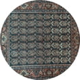 thumbnail image 1 of Ahgly Company Indoor Round Persian Light Blue Traditional Area Rugs, 8' Round, 1 of 4