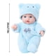 thumbnail image 3 of Juguetes de piscina, juguetes para bebés, juguetes para niños pequeños, muñeca Reborn de 20 cm, chupete de simulación, babero para bebé, juguete de goma suave, muñeca de regalo., 3 of 5