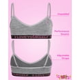 thumbnail image 2 of Sweet & Sassy Girls Seamless Training Bra Cami Training Bra Stretch Performance Seamless Bra 9 Pack, 2 of 6