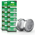 thumbnail image 1 of LiCB LR1130 AG10 Battery 1.5V Alkaline Button Cell Batteries (20 Pack ), 1 of 8