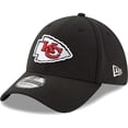 thumbnail image 1 of Gorra New Era NFL 39THIRTY Kansas City Chiefs negra S/M, 1 of 6