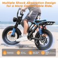 thumbnail image 5 of Spacewalk Electric Bike for Adult,20"x4"Fat Tires Ebike,Suitable for Riders 5'5"& Above,750W Motor,24.9mph,48V 15Ah, 5 of 7