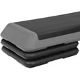 thumbnail image 5 of ZENY 43" Aerobic Step Platform Adjustable Risers 4"- 6"- 8" Exercise Fitness Workout Step, Gray, 5 of 10