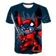 thumbnail image 1 of Camiseta de punto de Disney para niños y niñas, camisetas para niños, camiseta de manga corta, ropa de punto de verano, camiseta estampada de dibujos animados, ropa para niños 6T Gao Jinjia LED, 1 of 2