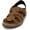 Tan, variant on NEKTA/ke'nekt/, Men's Fisherman Open-Toe Leather Sandals Black 16