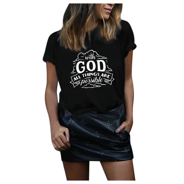 Betiyuaoe T Shirts T-shirt à Manches Courtes à Col Rond et à Manches Courtes avec Col Rond pour Femme