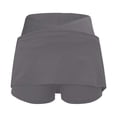 thumbnail image 5 of Women'S High Waist Athletic Skirted Leggings Set With Pockets And V-Neck Sports Fashion Top, 5 of 6