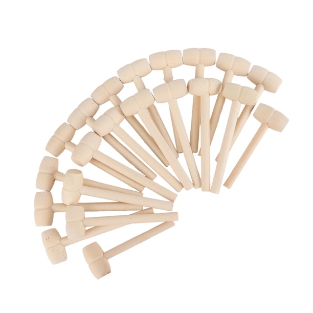 Mini Martillos De Madera, Mejoran La Coordinación Mano-ojo, Agarre Cómodo, Martillo De Corazón, 100 Piezas Para Chocolate