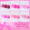 thumbnail image 3 of Esmalte de uñas en gel Born Pretty Jelly Pink Translúcido 7 ml x6, 3 of 9