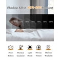 thumbnail image 5 of Lake Blue Grey White Blackout Curtains 84 Inches Long for Bedroom, Farmhouse Ombre Color Modern Thermal Insulated Room Darkening Black Out Window Curtain Panels Grommet Drapes for Living Room, 5 of 8