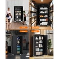 thumbnail image 7 of Accreate Rolling Steel Storage Cabinet 72" H with Lockable Wheels and Pegboard - Ideal for Garage Organization, 7 of 7