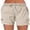Apricot, variant on Womens Summer Shorts 2026 Dressy Casual Hiking Cargo Shorts Trendy Outdoor Outfits 6 Pockets Olive X-Large