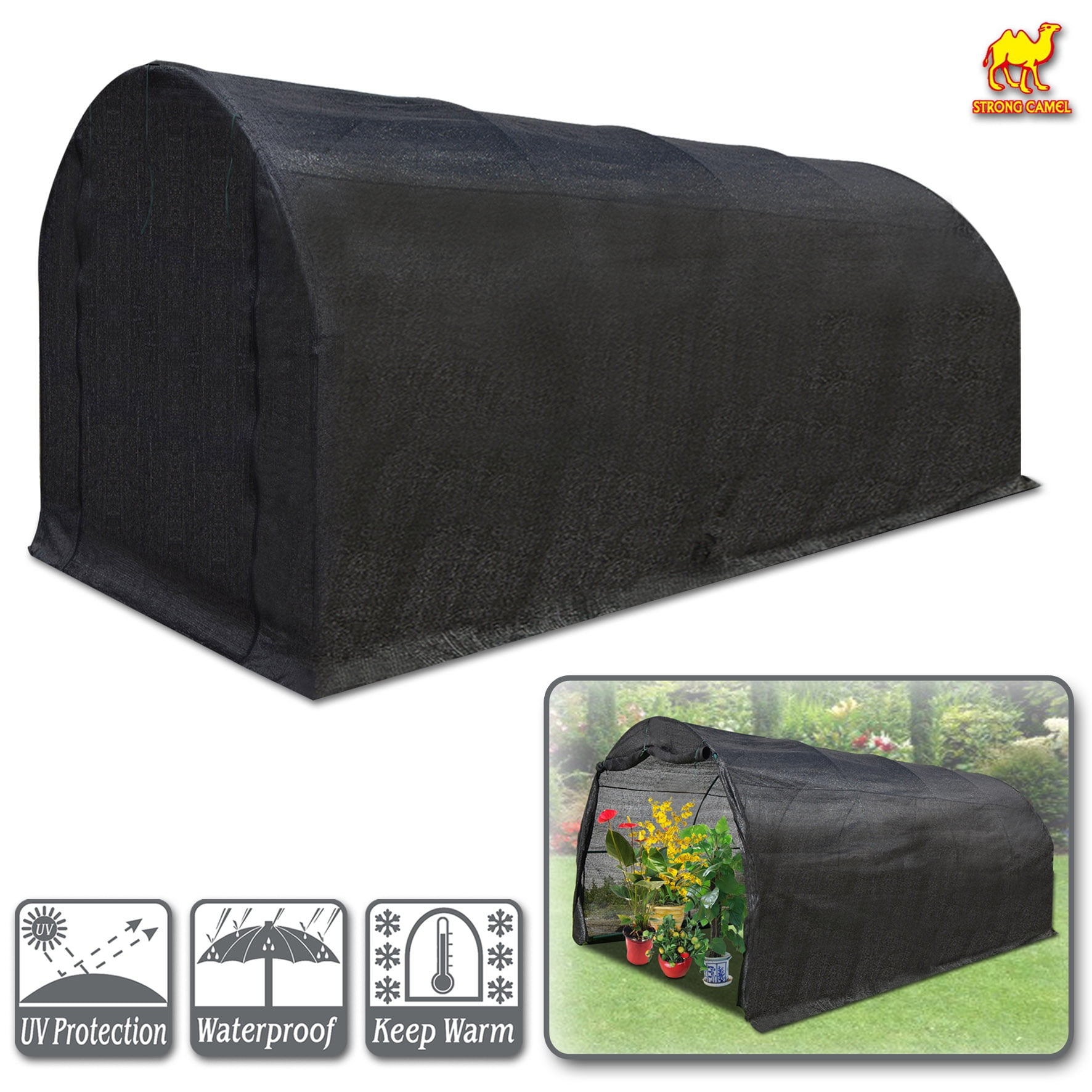 Strong Camel 80 Sunblock Shade Cloth GreenHouse WalkIn BLACK