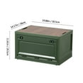 Czzoypi Foldable Outdoor Storage Box Picnic Camping Large Storage Box